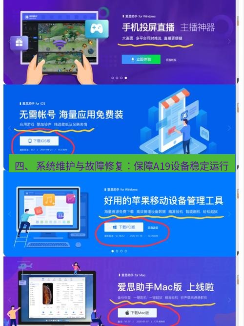 爱思助手官网 四、 系统维护与故障修复：保障A19设备稳定运行
