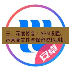 爱思助手下载 三、深度修复：APN设置、运营商文件与保留资料刷机
