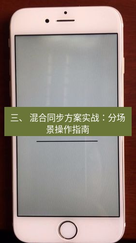 爱思助手官网 三、 混合同步方案实战：分场景操作指南