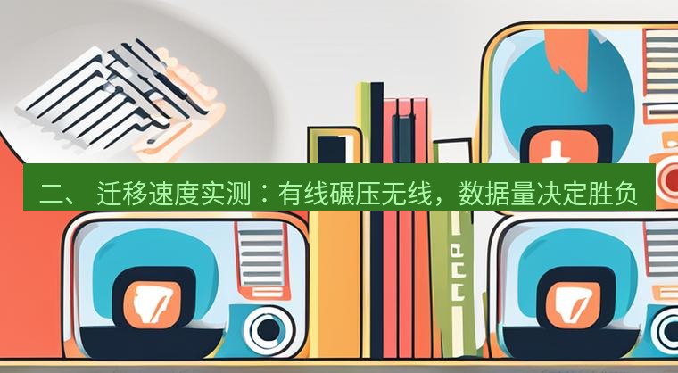 爱思助手官网 二、 迁移速度实测：有线碾压无线，数据量决定胜负