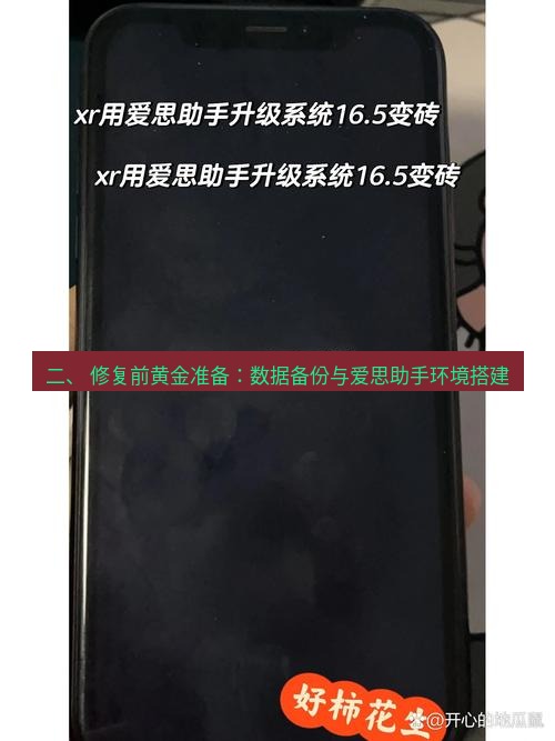 爱思助手官网 二、 修复前黄金准备：数据备份与爱思助手环境搭建